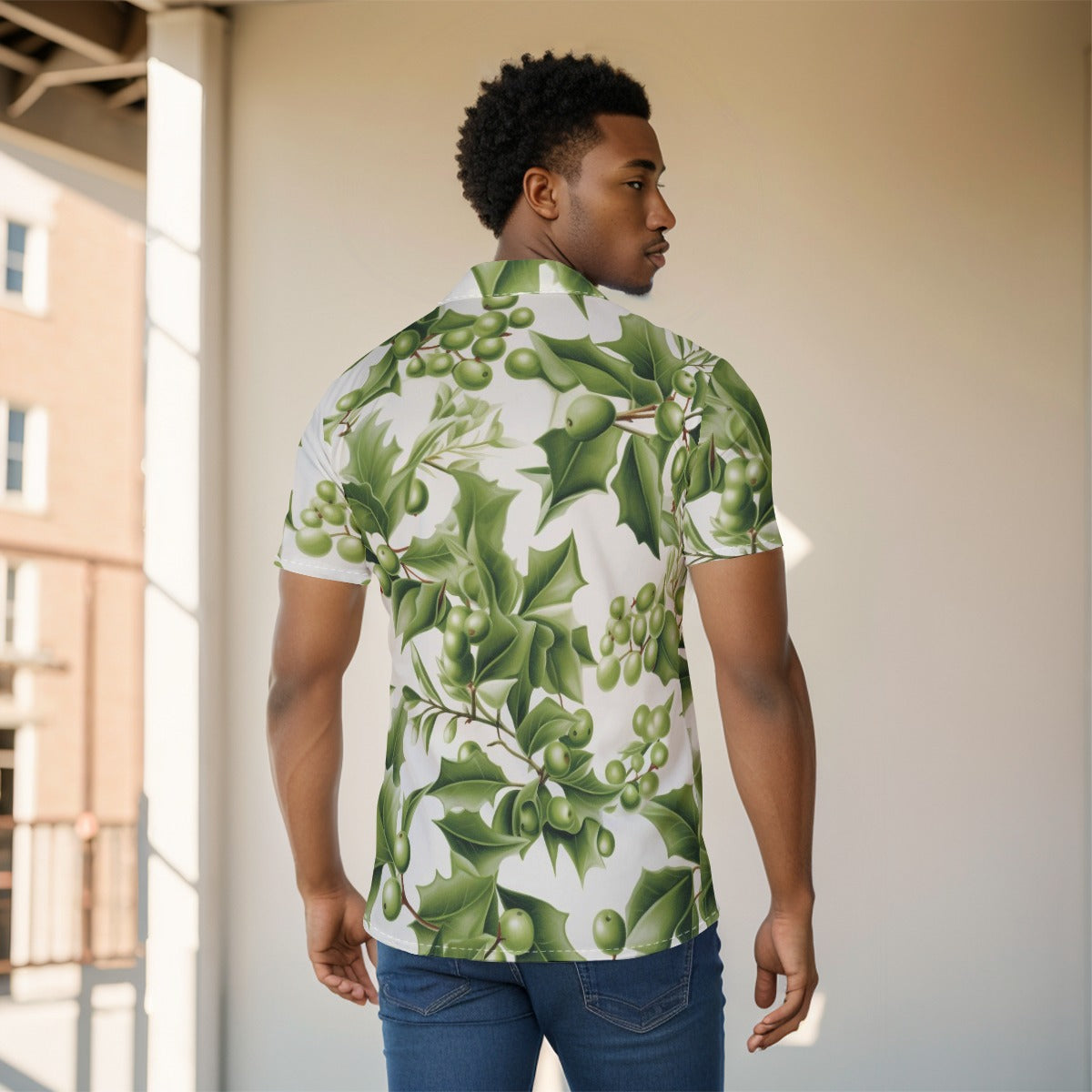 All-Over Print Men's Shirt