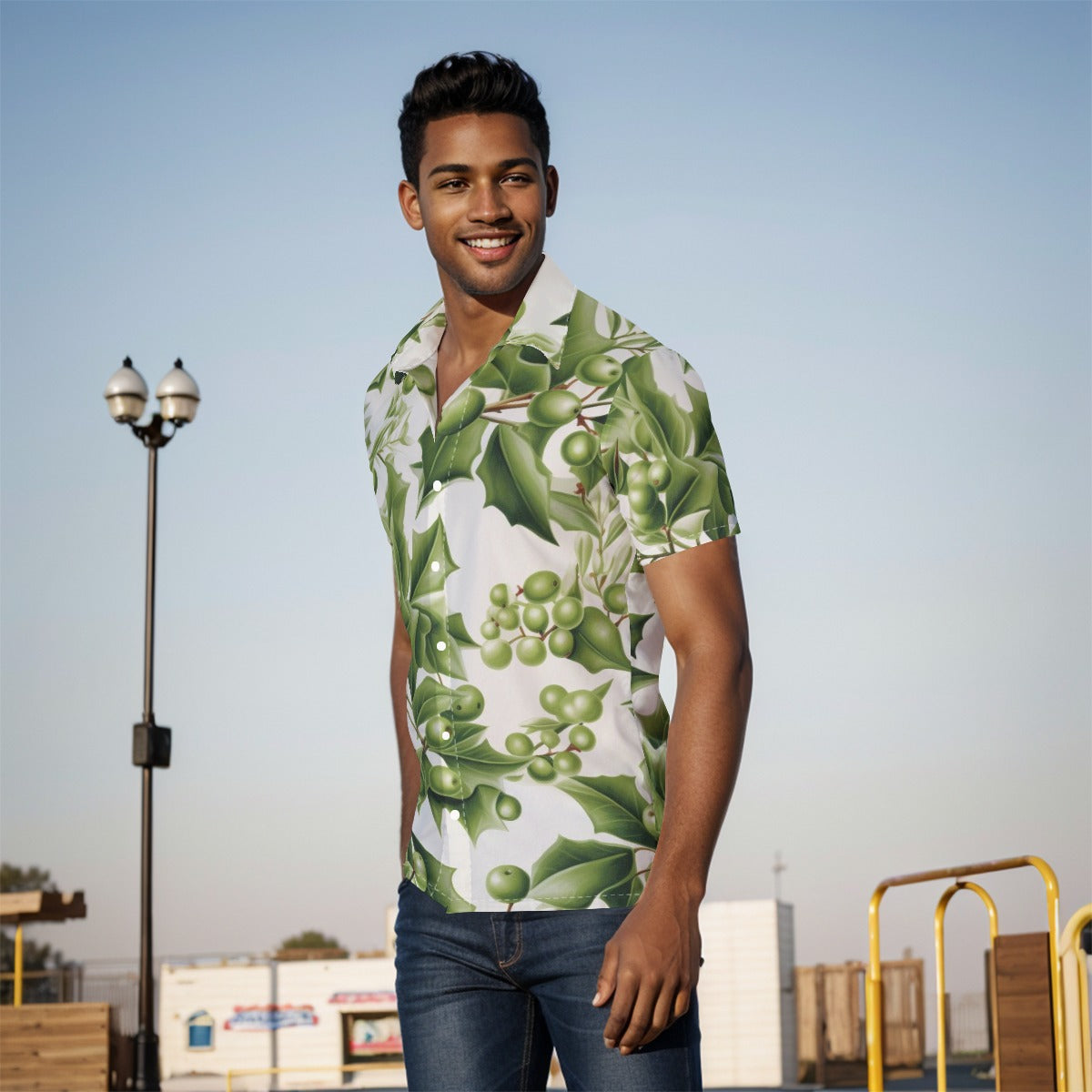 All-Over Print Men's Shirt