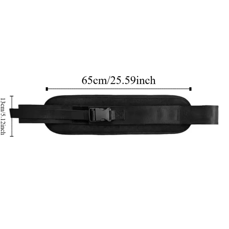 Non Slip Dumbbell Weight Belt Adjustable Ergonomic Design Hip Thrust Belt Weight-Bearing Wear-resistance Glute Bridge Pad