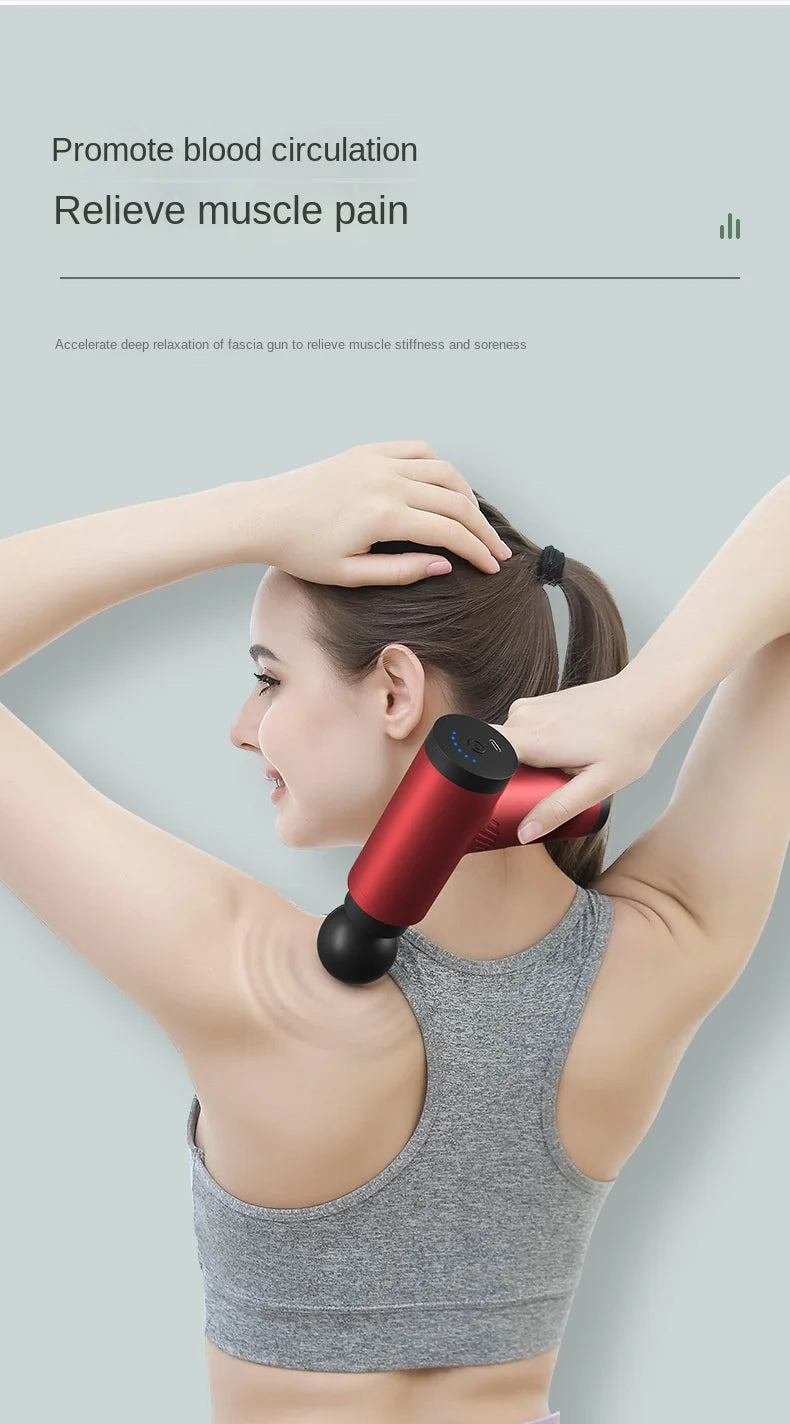 Xiaomi Mijia New Fascia Gun Smart Home Relaxation Treatments Massager Relieve Muscle Soreness Vibration Portable Massage Gun
