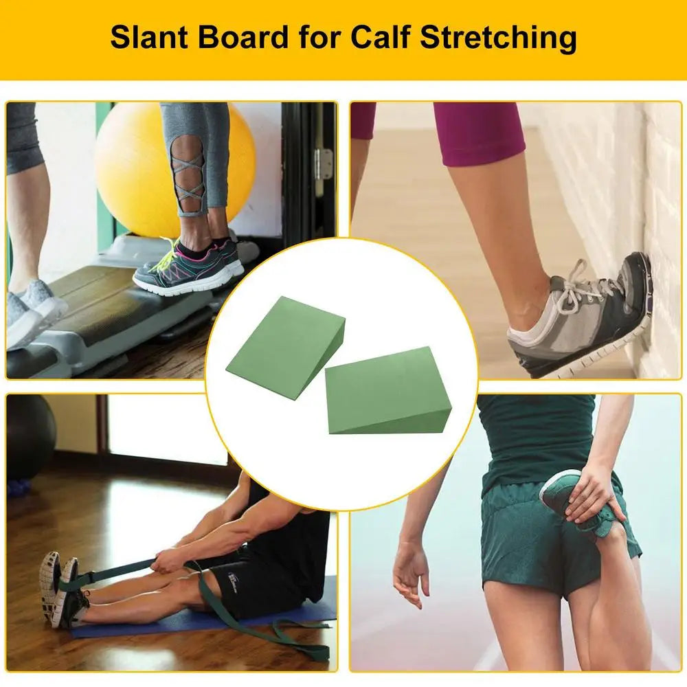 Squat Wedge Block Yoga Wedge Stretch Slant Boards Adjustable Non-Slip Foot Stretcher Improve Lower Leg Strength Gym Equipment