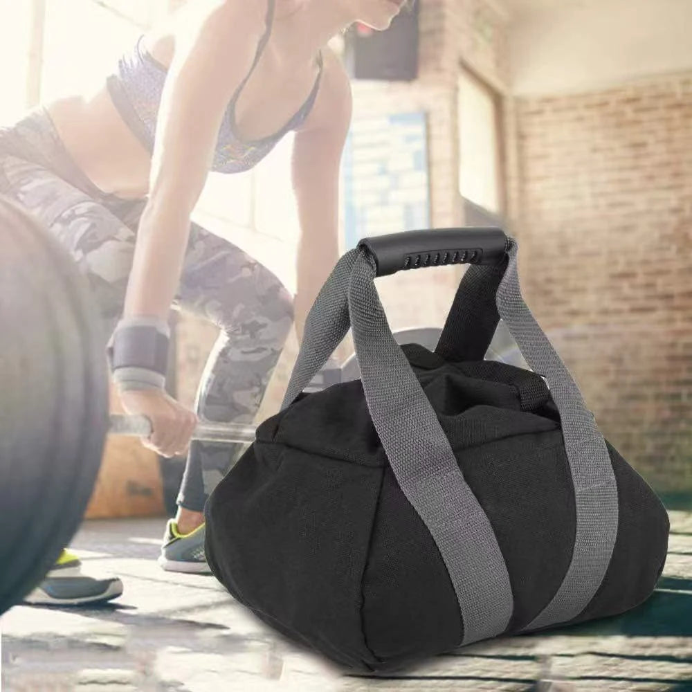 Fitness Training Power Sandbag Portable Adjustable Canvas Sand Kettlebell Soft Sand Bag for Home Training,Fitness,Yoga Workout