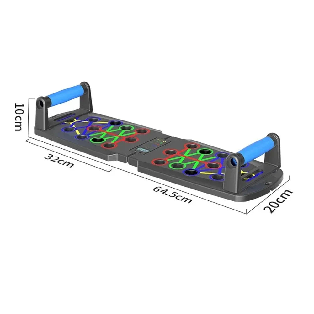 Household push-up board set for portable multi-function push-up fitness equipment for men's chest abdomen/back training