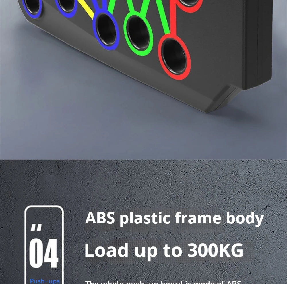 Foldable Push Up Board Chest Abs Core Training Equipment Portable Home Gym Fitness