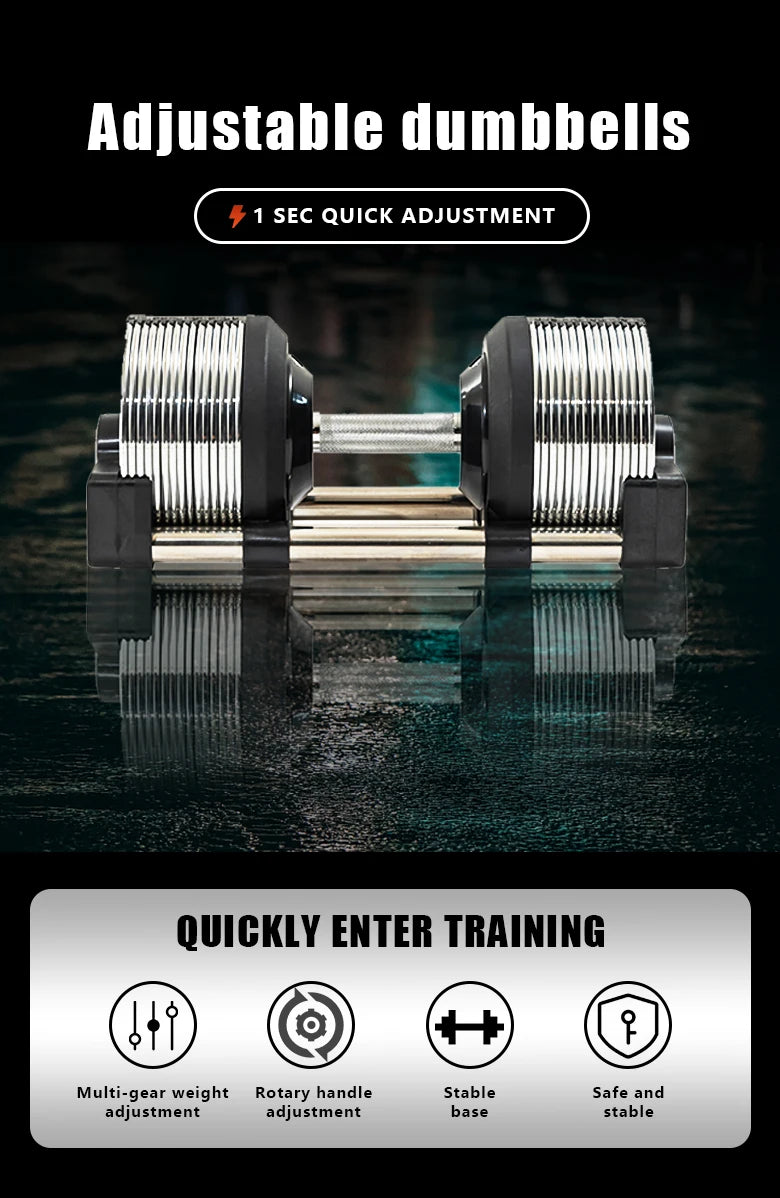 Adjustable Dumbbell Set 20Kg 28Kg 32Kg High Quality Product Category Dumbbells
