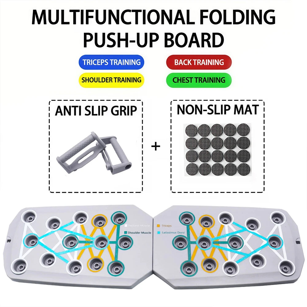 Push Up Support Board, Multifunctional Exercise Chest and Abdominal Muscles, Household Men's and Women's Training Board Fitness
