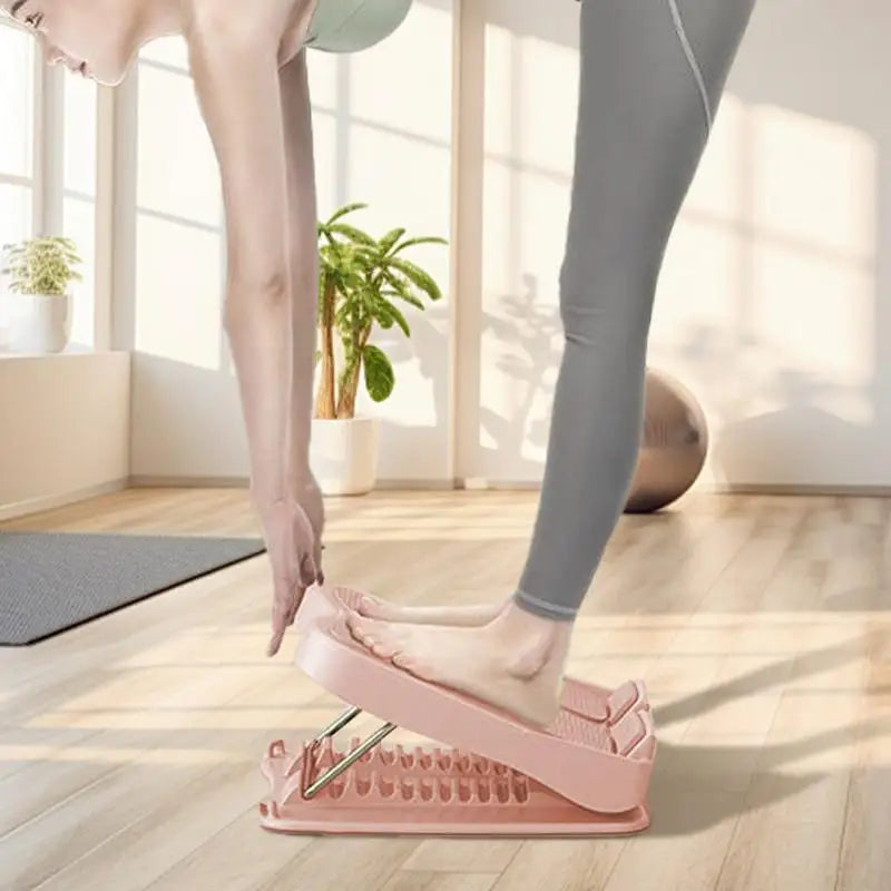 Calf Stretcher Incline Board Adjustable Foot Steps Folding Stretch Versatile Strong Ankle Slant Board For Offices Home Traveling