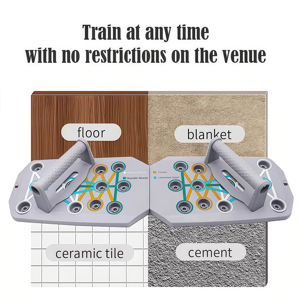 Push Up Support Board, Multifunctional Exercise Chest and Abdominal Muscles, Household Men's and Women's Training Board Fitness