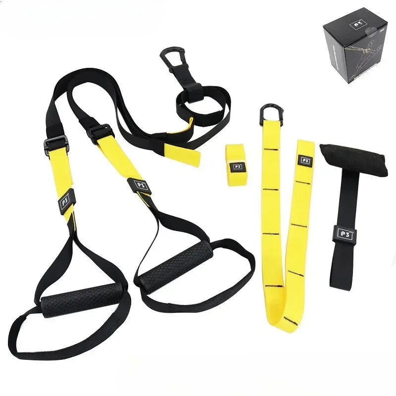 New 1 Set Suspension Training Strap Fitness Strength Power Suspension Trainer Yoga Strap Wall Mount Professional Trx Tensioner