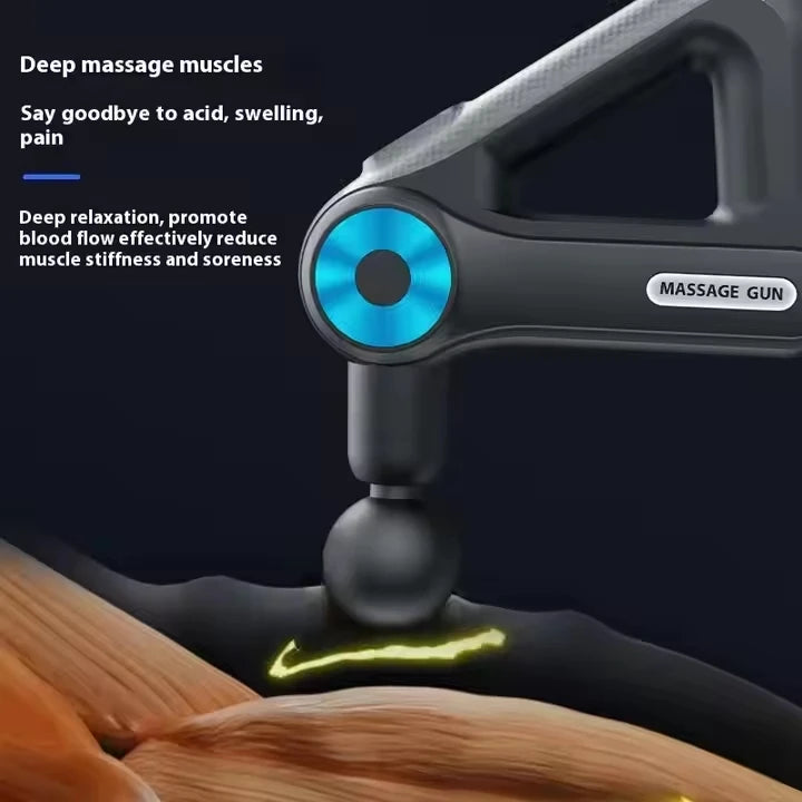 Best Seller Fitness Massage Gun fitness equipment accessories Electric Massager Body Fitness Small Triangle Fascia Gun Wireless