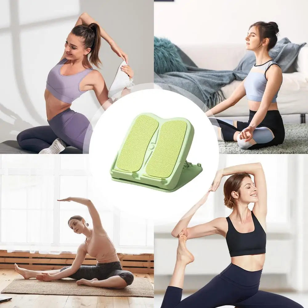 Calf Stretcher Incline Board Adjustable Foot Steps Folding Stretch Versatile Strong Ankle Slant Board For Offices Home Traveling