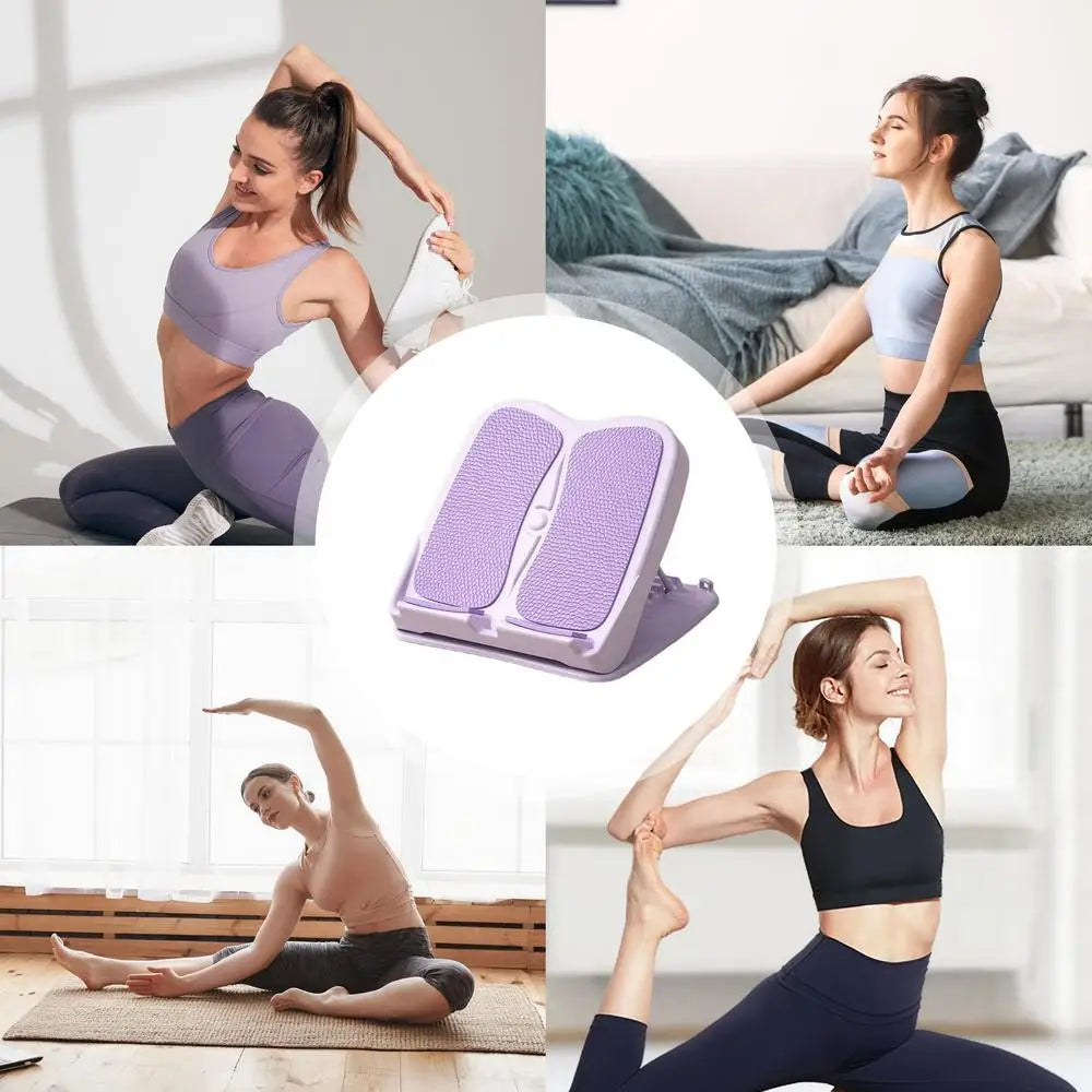 Calf Stretcher Incline Board Adjustable Foot Steps Folding Stretch Versatile Strong Ankle Slant Board For Offices Home Traveling