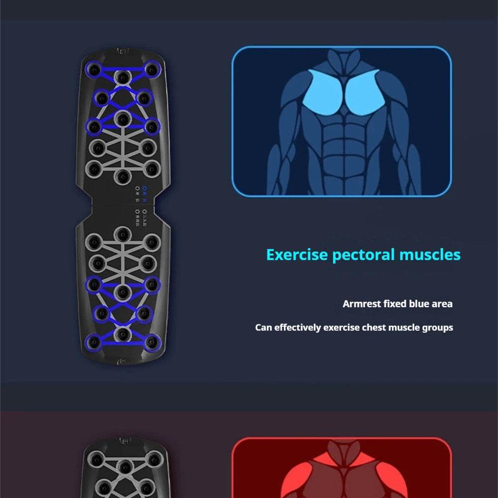 Foldable Push Up Board Chest Abs Core Training Equipment Portable Home Gym Fitness