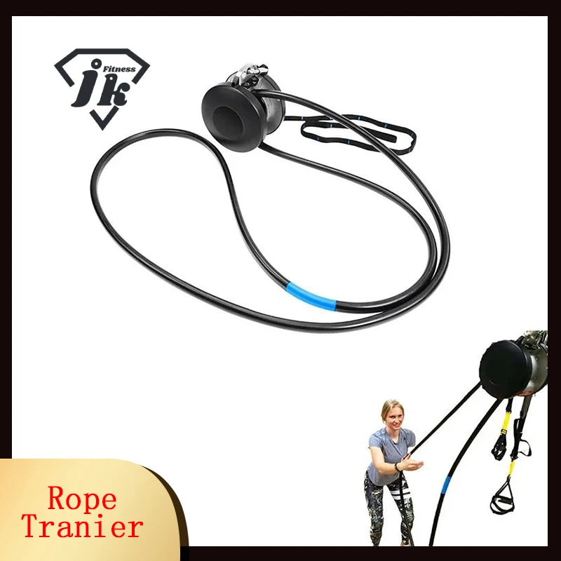 Suspension Endless Rope Trainer Core Power Training Hanging Easy And Exercise Home Or Gym Resistance Magnetic Control 6 Levels