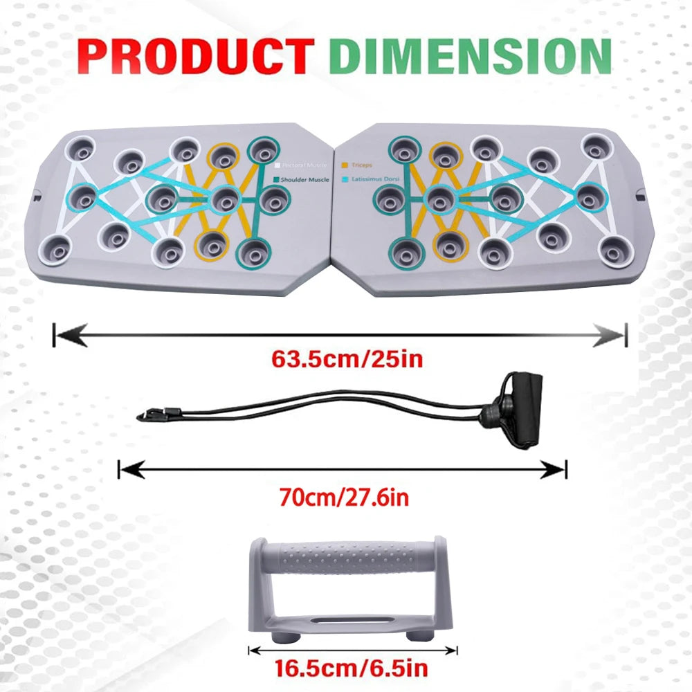 Push Up Support Board, Multifunctional Exercise Chest and Abdominal Muscles, Household Men's and Women's Training Board Fitness