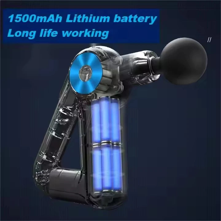 Best Seller Fitness Massage Gun fitness equipment accessories Electric Massager Body Fitness Small Triangle Fascia Gun Wireless