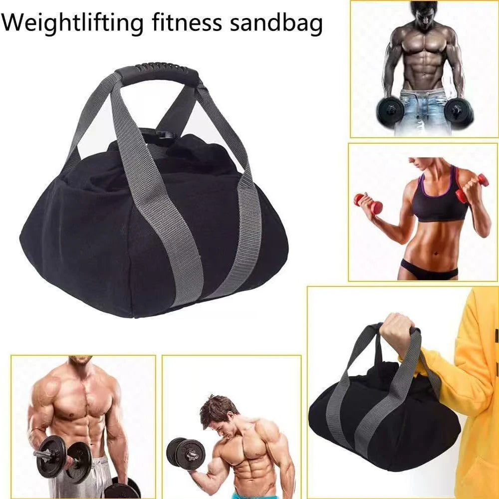Fitness Training Power Sandbag Portable Adjustable Canvas Sand Kettlebell Soft Sand Bag for Home Training,Fitness,Yoga Workout