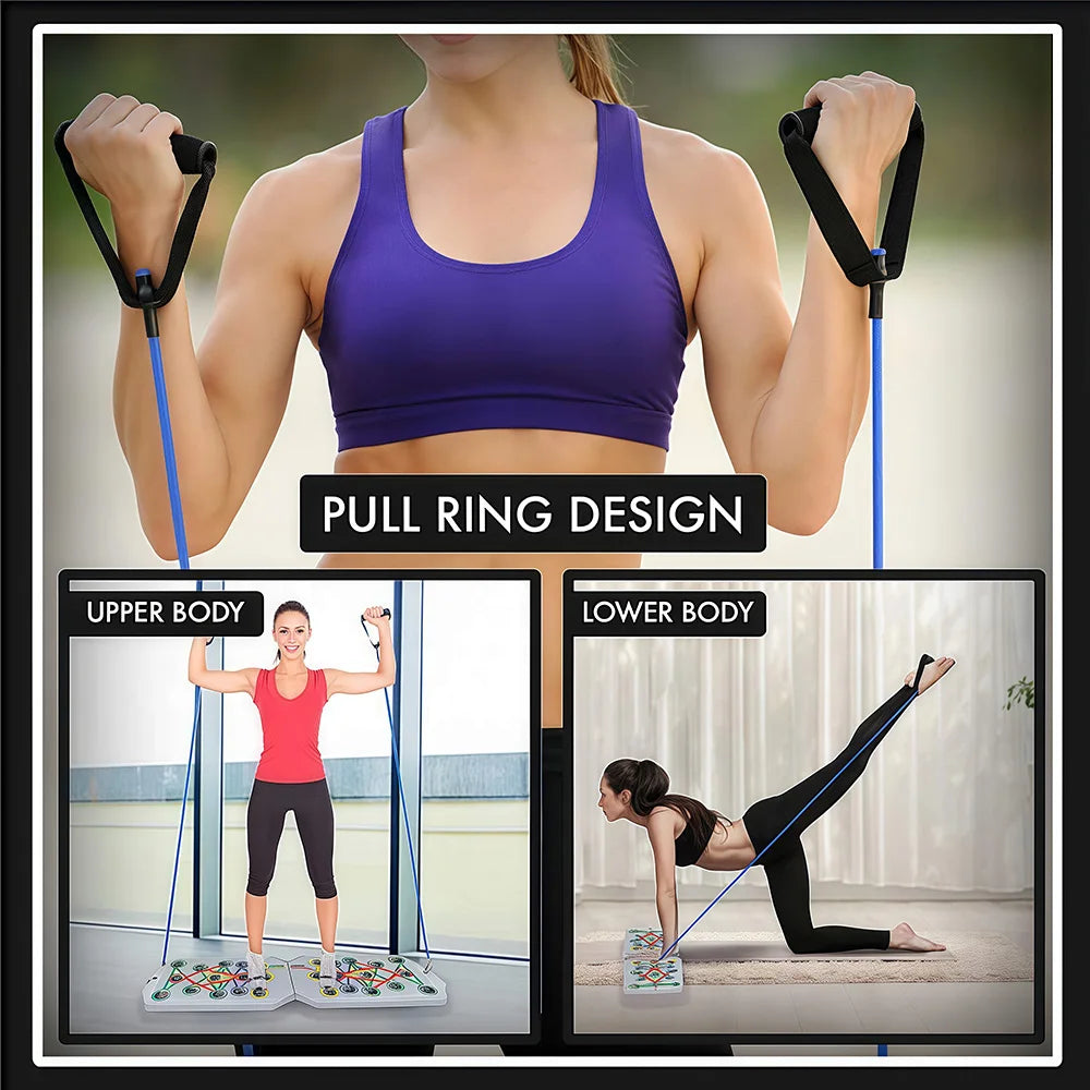 Push Up Support Board, Multifunctional Exercise Chest and Abdominal Muscles, Household Men's and Women's Training Board Fitness