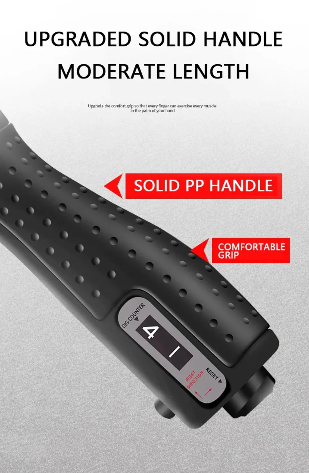 10-100kg Adjustable Hand Grip Strengthener Hand Grip Trainer With Counter Wrist Forearm And Hand Exerciser For Muscle Building