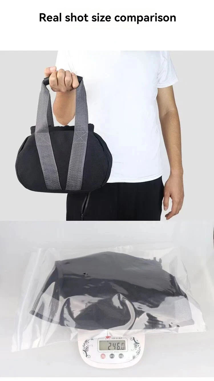 Fitness Training Power Sandbag Portable Adjustable Canvas Sand Kettlebell Soft Sand Bag for Home Training,Fitness,Yoga Workout