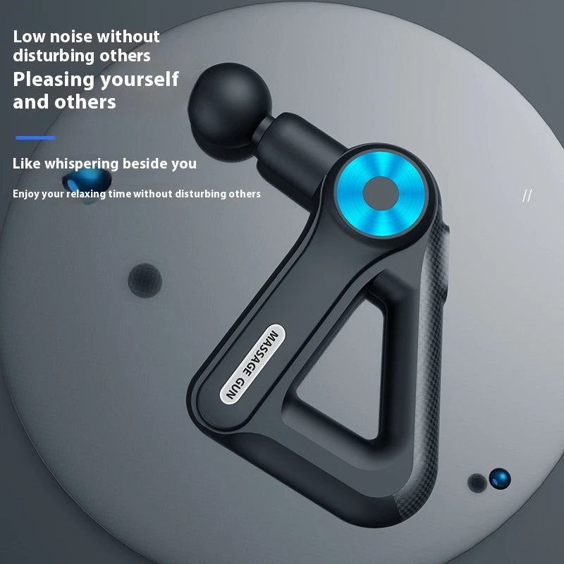 Best Seller Fitness Massage Gun fitness equipment accessories Electric Massager Body Fitness Small Triangle Fascia Gun Wireless