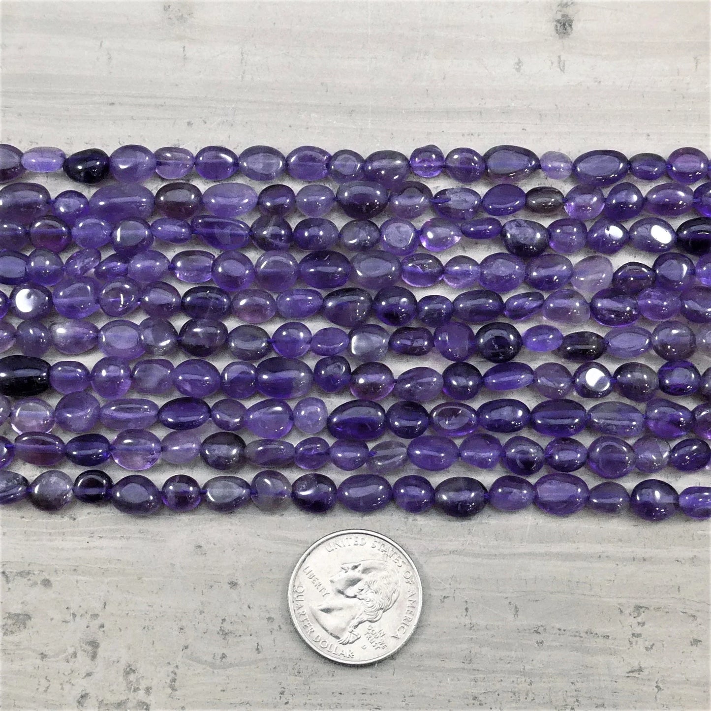 Amethyst 6-7mm Nugget-1