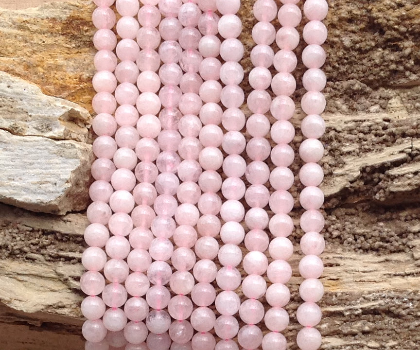 Morganite Round 6mm 8mm-1