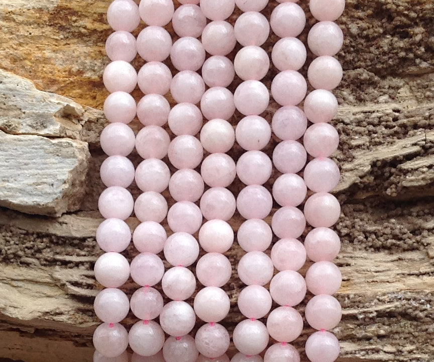 Morganite Round 6mm 8mm-2