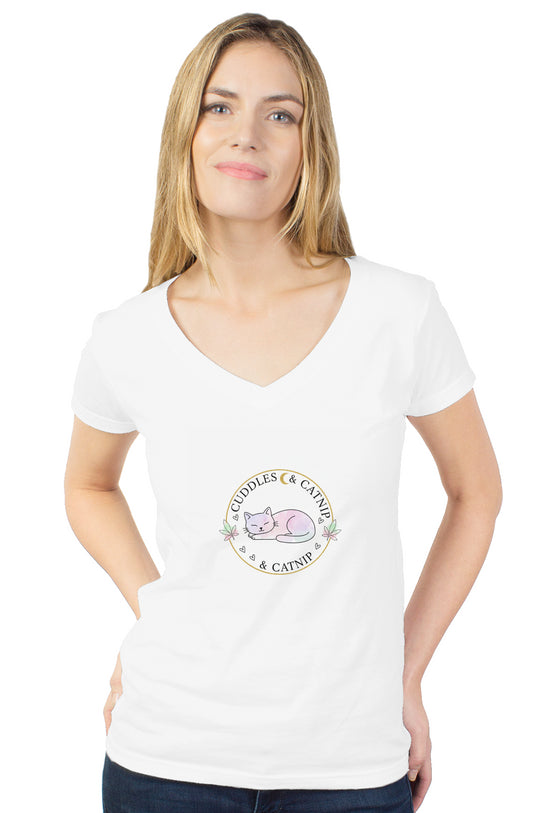 womens tultex v neck