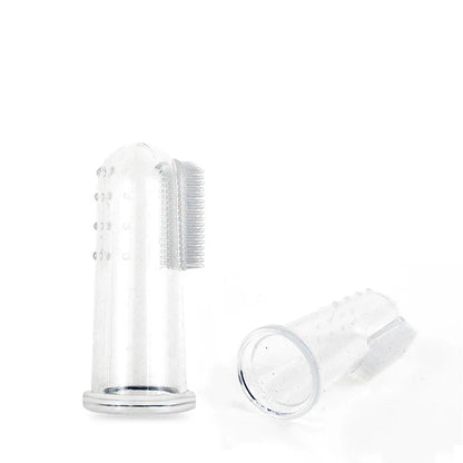 1PC Super Soft Pet Finger Dog Toothbrush  Teddy Dog Brush Bad Breath Tartar Teeth Tool Cat Cleaning Dog Supplies Accessories