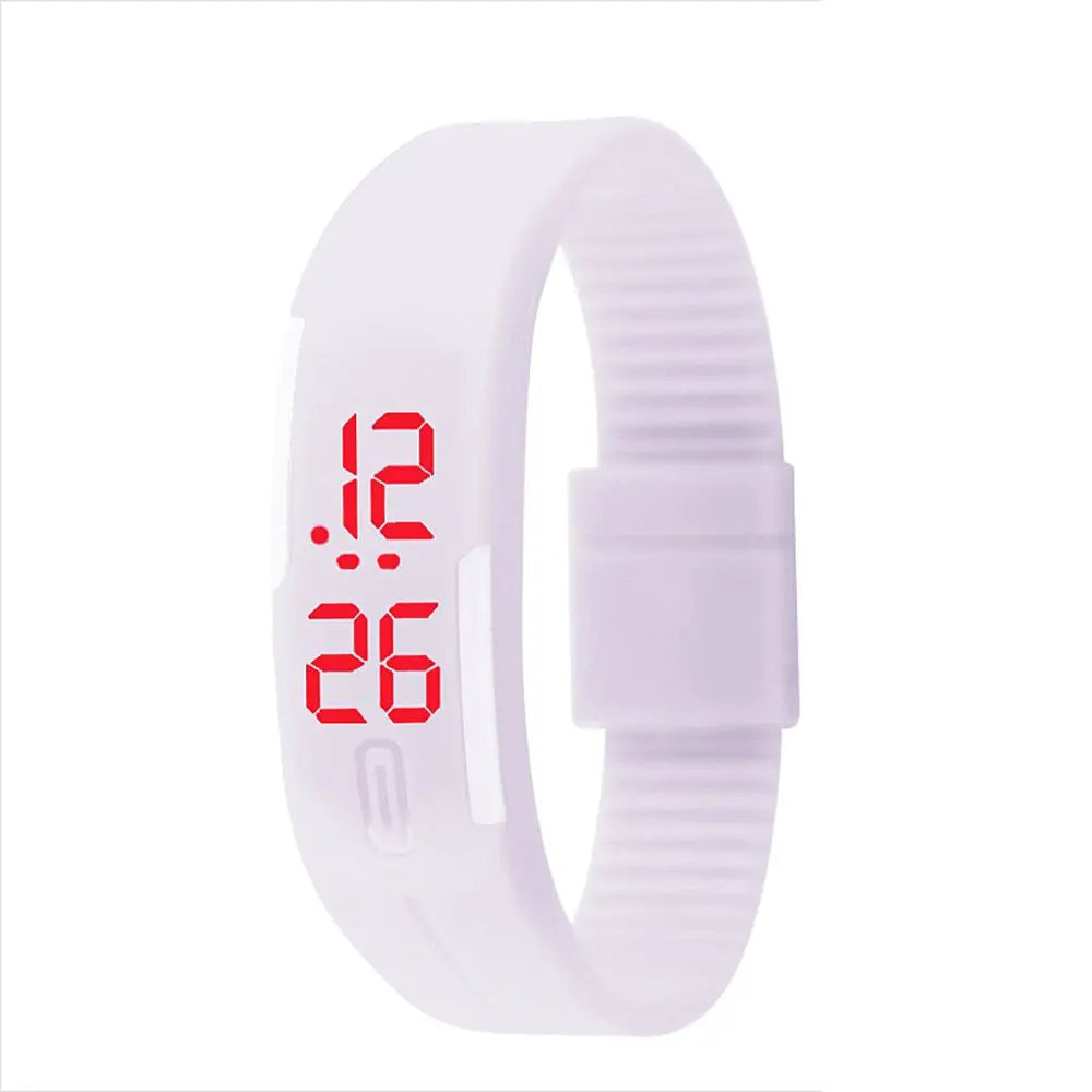 Waterproof Kids Wristband Silicone Bracelet Electronic Watch LED Touch Wrist Watch Touch Digital Watch Sports Wristwatches