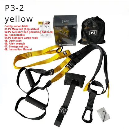 New 1 Set Suspension Training Strap Fitness Strength Power Suspension Trainer  Yoga Strap Wall Mount Professional Trx Tensioner