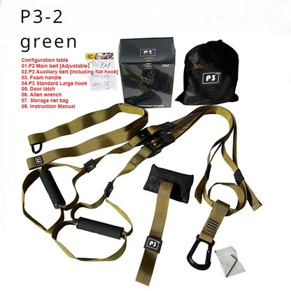 New 1 Set Suspension Training Strap Fitness Strength Power Suspension Trainer  Yoga Strap Wall Mount Professional Trx Tensioner