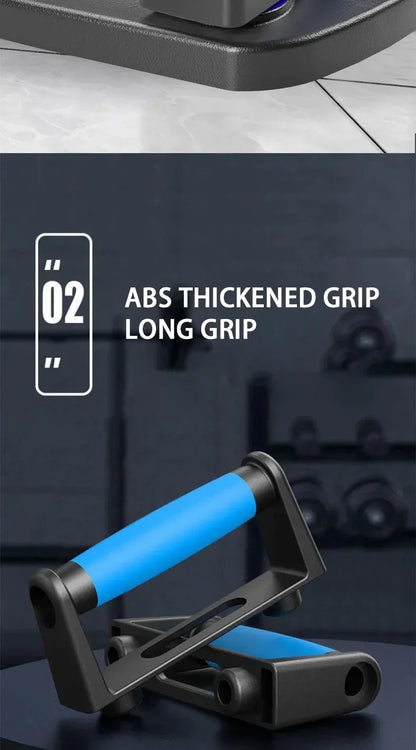 Household push-up board rack, foldable fitness equipment for men and women, chest and abdominal muscle training device.