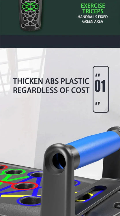 Household push-up board rack, foldable fitness equipment for men and women, chest and abdominal muscle training device.