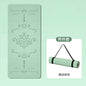 1850  800 10mm Wide Tpe Yoga Mat Thickened Non-slip Silent Sports Skipping Rope Dance Mat