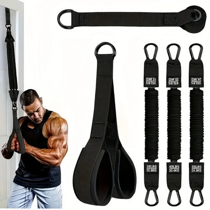 225/300LBS Home Suspension Trainer System Resistance Trainer Exercise Straps Multi-Function for Home Gym Full-Body Workout