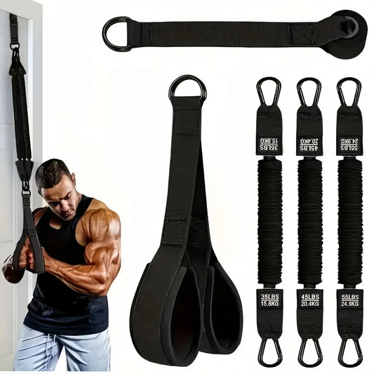 225/300LBS Home Suspension Trainer System Resistance Trainer Exercise Straps Multi-Function for Home Gym Full-Body Workout