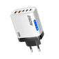 5 In 1 Gan Desktop Charger 240w Fast Charging Adapter 10a Usb To Typec Cable 3pd 2 Sb Charger For Iphone Samsung Xiaomi Charger