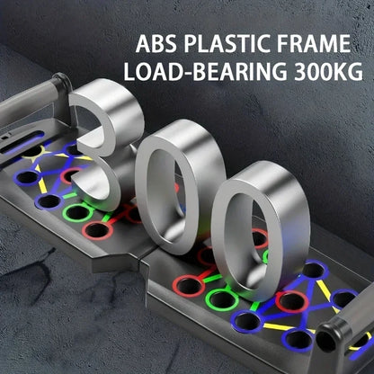 Household push-up board rack, foldable fitness equipment for men and women, chest and abdominal muscle training device.