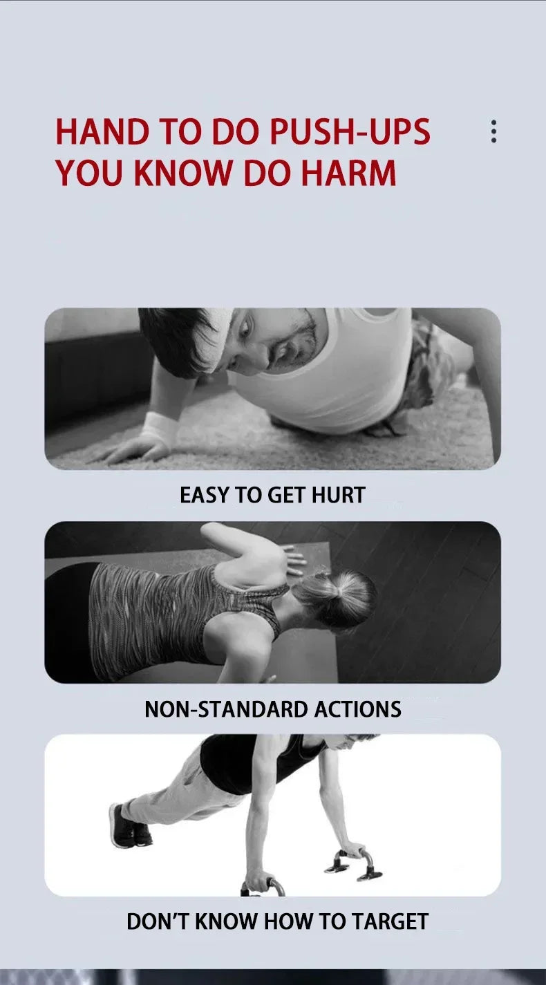 Household push-up board rack, foldable fitness equipment for men and women, chest and abdominal muscle training device.