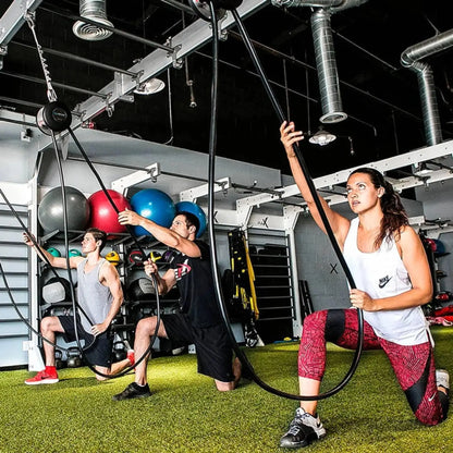 Suspension Endless Rope Trainer Core Power Training Hanging Easy And Exercise Home Or Gym Resistance Magnetic Control 6 Levels