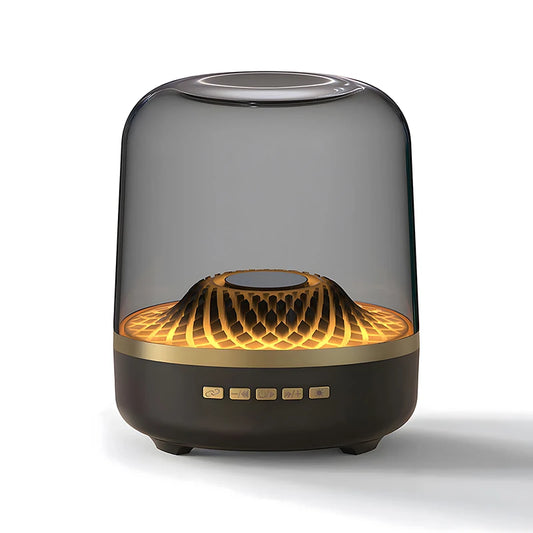 5th Glass Bluetooth Speaker Subwoofer Colorful Home High Volume Wireless Smart Computer Speaker ﻿Electronics Desk Accessories