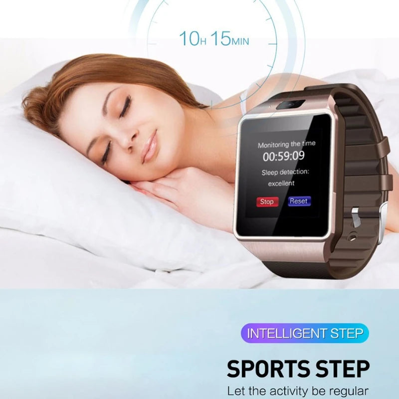 Smart Watch Men Women With SIM TF Card Slot Bluetooth Call Camera Smartwatch Information Watches Push Music Play For Android IOS