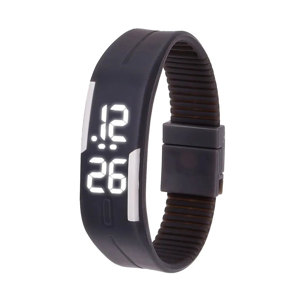 Waterproof Kids Wristband Silicone Bracelet Electronic Watch LED Touch Wrist Watch Touch Digital Watch Sports Wristwatches