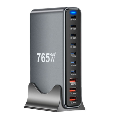 800W/670W/470W USB C Fast GaN Charger Multi-port Desktop Charging Station For iPhone Samsung Xiaomi Huawei Macbook Type C PD3.0