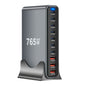 800W/670W/470W USB C Fast GaN Charger Multi-port Desktop Charging Station For iPhone Samsung Xiaomi Huawei Macbook Type C PD3.0