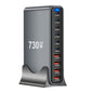 800W/670W/470W USB C Fast GaN Charger Multi-port Desktop Charging Station For iPhone Samsung Xiaomi Huawei Macbook Type C PD3.0