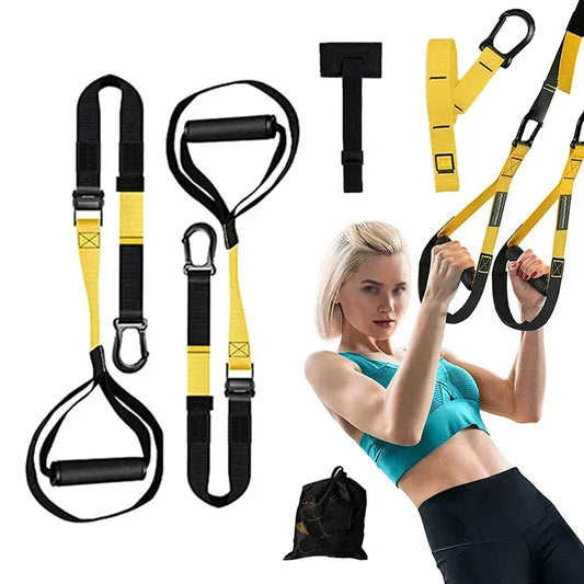 New 1 Set Suspension Training Strap Fitness Strength Power Suspension Trainer  Yoga Strap Wall Mount Professional Trx Tensioner
