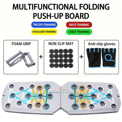 Push Up Support Board, Multifunctional Exercise Chest and Abdominal Muscles, Household Men's and Women's Training Board Fitness